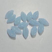 Czech Glass top drilled Leaf bead, sold by 20 pieces
