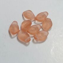 Czech Glass top drilled Leaf bead, sold by 20 pieces