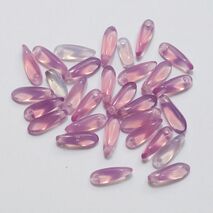 DAGGER BEADS  MILKY PINK