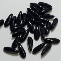 DAGGER BEADS  JET 23980