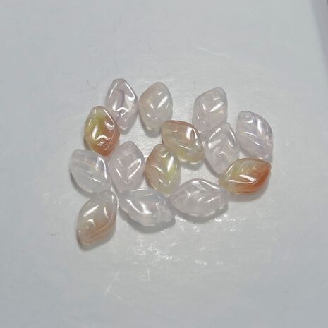 Czech Glass top drilled Leaf bead, sold by 20 pieces