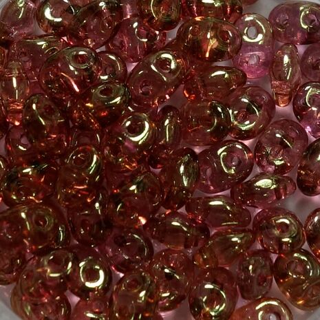 Czech Superduo Two Hole Beads 00030-14495 Sold per 10 gram