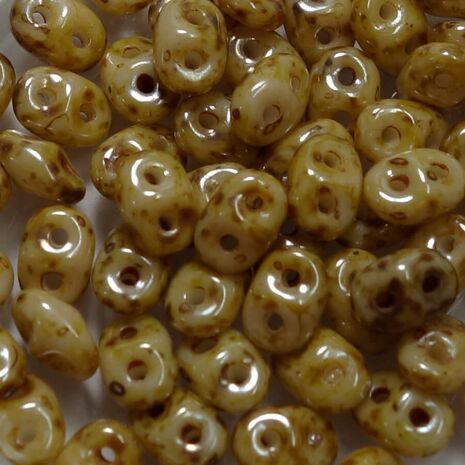 Czech Superduo Two Hole Beads 03000-65415 Sold per 10 gram