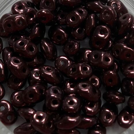 Czech Superduo Two Hole Beads 23980-15726 Sold per 10 gram