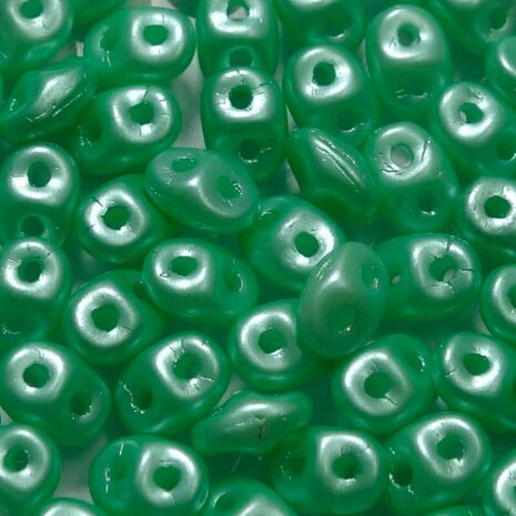 Czech Superduo Two Hole Beads 25025 Sold per 10 gram