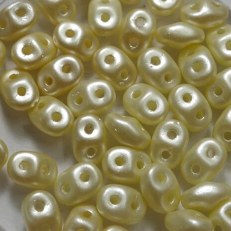 Czech Superduo Two Hole Beads 25039 Sold per 10 gram