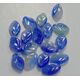 Czech Glass top drilled Leaf bead, sold by 20 pieces