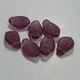 Czech Glass top drilled Leaf bead, sold by 20 pieces
