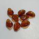 Czech Glass top drilled Leaf bead, sold by 20 pieces